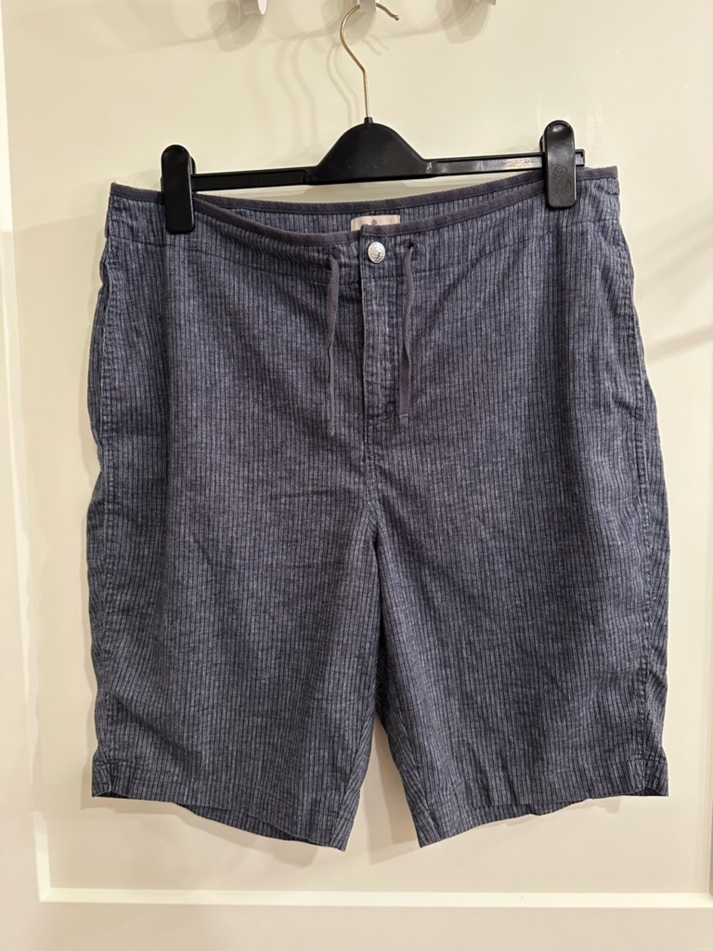 Royal Robbins Navy Ribbed Women's Bermuda Shorts